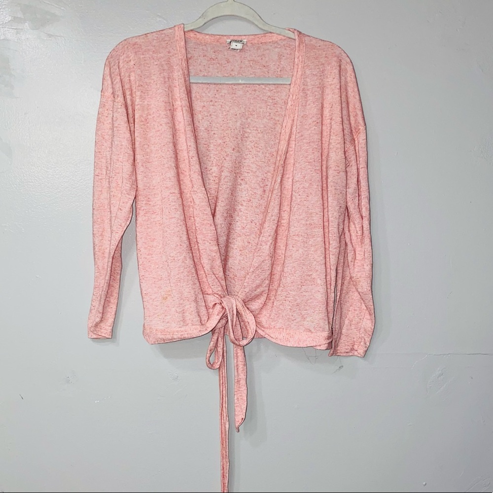 Pink Banana Republic Tie Shirt